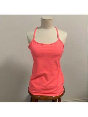 🍋 Lululemon Y Tank Top Coral Size 8